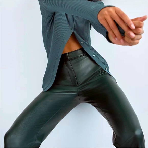 Aritzia Babaton Command Pants - Scarab - 10 - Picture 2 of 6